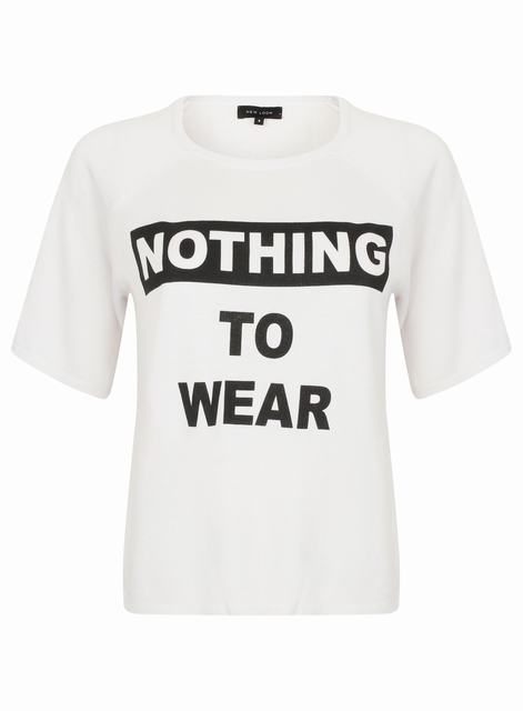 SL1149 Ex Chainstore Nothing To Wear Slogan Sweater x20